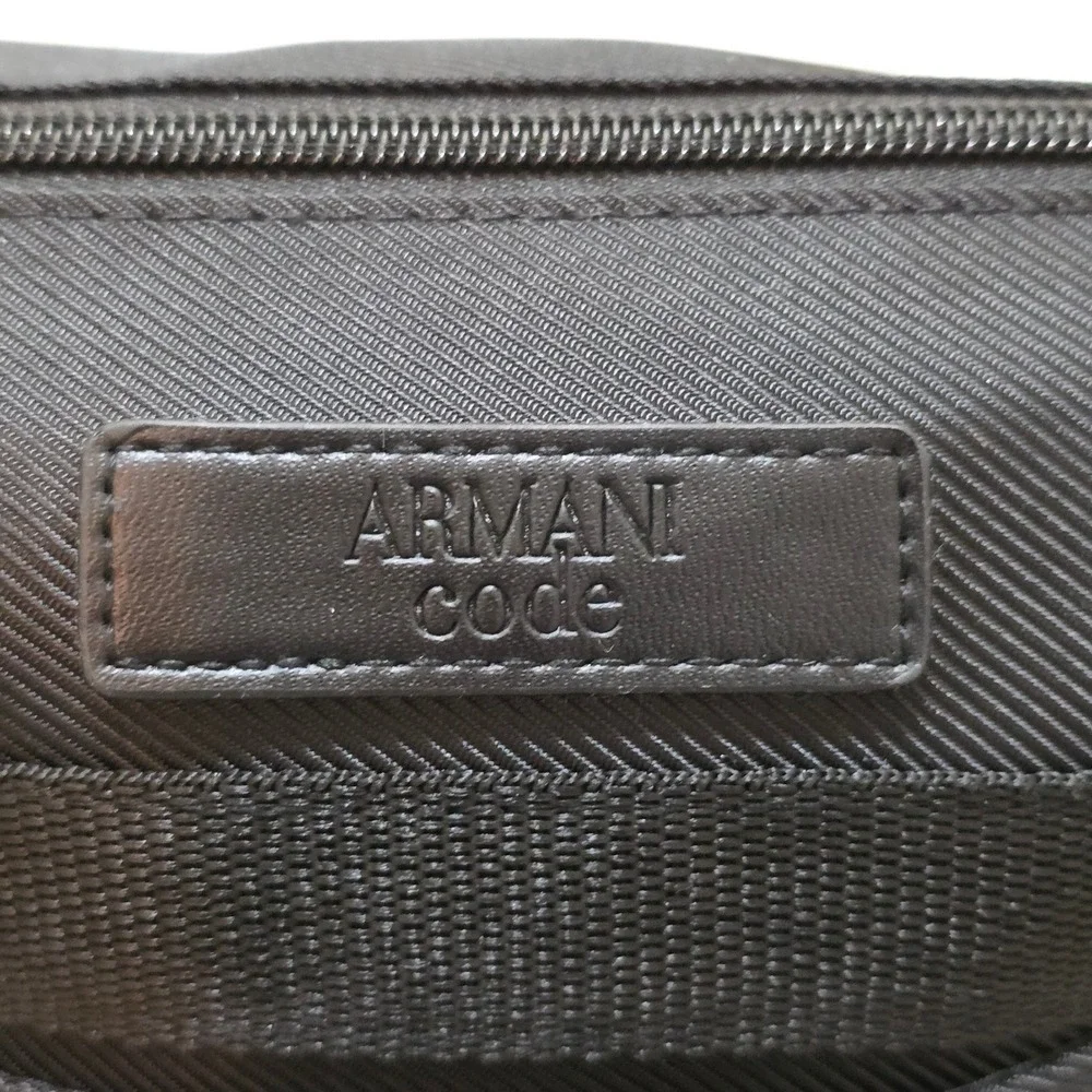 Giorgio‎ Armani Code Black Toiletry Bag Makeup Pouch Travel Case Fragrances